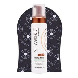 St Moriz Advanced Color Correcting Self Tanner Mousse in Medium with Tanning